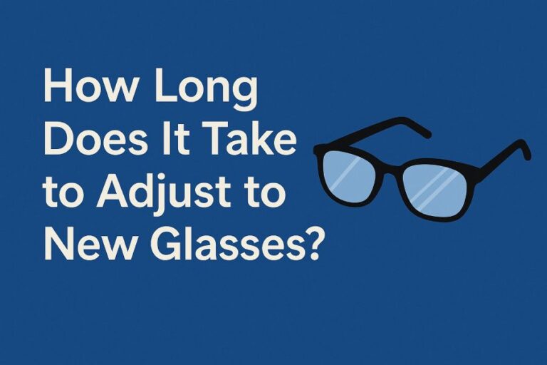 How long does it take to adjust to new glasses?